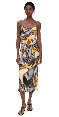 BruceGlen Python Rings Midi Slip Dress Python Rings L