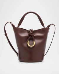 Liberta Mini Leather Bucket Bag