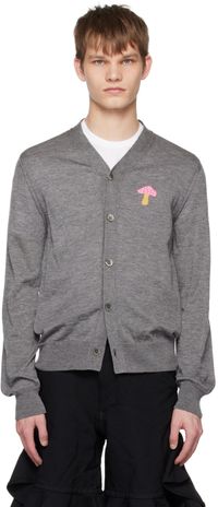 Comme des Garçons Shirt Gray Brett Westfall Edition Cardigan