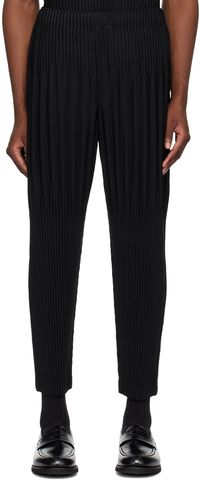 Homme Plissé Issey Miyake Pantalon Monthly Color April noir