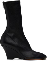 KHAITE Black Apollo Boots