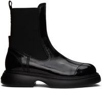 GANNI Black Everyday Mid Chelsea Boots