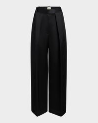 Marinta Pintuck Wide Leg Pants