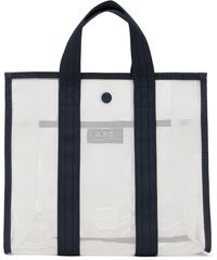 A.P.C. Petit cabas Louise blanc