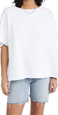 Frank & Eileen Capelet Tee White One Size