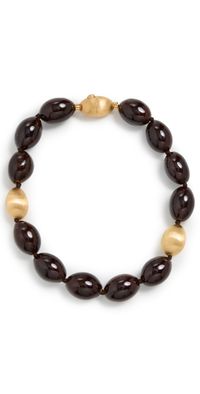 Lizzie Fortunato Triana Collar Brown One Size