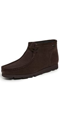 Clarks Wallabee Gore-Tex Boots Dark Brown Suede 9.5