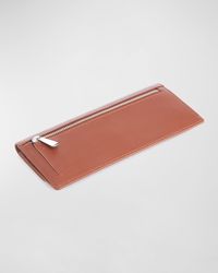 Monogrammed RFID Blocking Leather Clutch Wallet