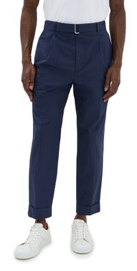 Officine Generale Hugo Pants Cotton Poplin Indigo 50