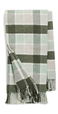 Weezie Plaid Throw Blanket Plaid One Size