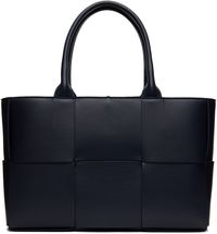 Bottega Veneta Navy Small Arco Tote