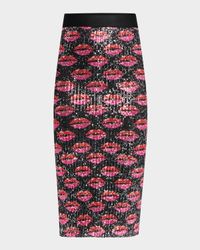 Liza Kiss Kiss Sequined Skirt