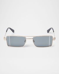 Men's Cortez Metal Rectangle Sunglasses