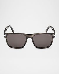 Men's Calder Acetate Square Sunglasses