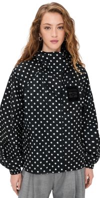 GANNI Flyweight Nylon Jacket Black S/M