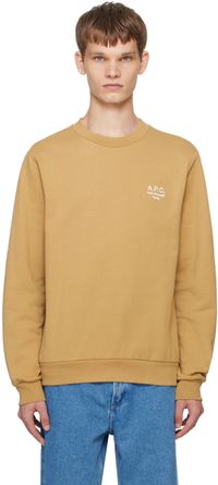 A.P.C. Tan Standard 'Rue Madame' Sweatshirt