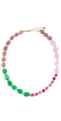 Maison Irem Puglia Necklace Green One Size