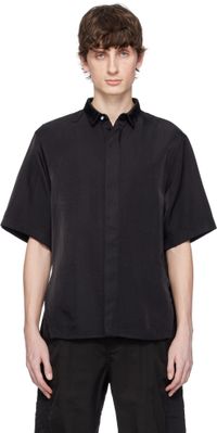 ADER error Black Half Sleeve Product. 57 Shirt