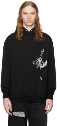 Represent Pull à capuche noir à images Keys to the Club