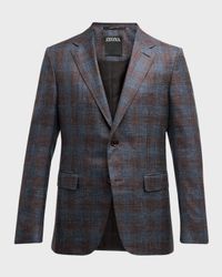 Men's Two-Tone Check Sport Coat