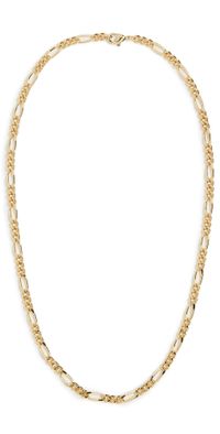 By Adina Eden Solid Thick Link Chain Necklace Gold One Size