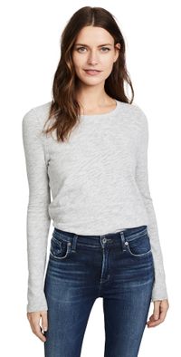 ATM Anthony Thomas Melillo Long Sleeve Destroyed Wash Tee Black M