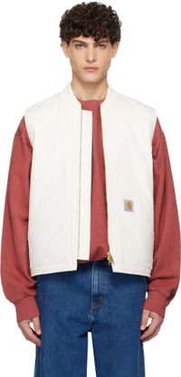 Carhartt Work In Progress Veste d'hiver blanche