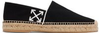 Off-White Black Biarritz Espadrilles