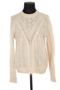 Sezane - Seconde Main - Pull en laine - Taille S - Beige