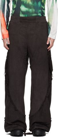YAKU Gray Undyed Hybrid Sweatpants