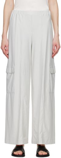 MM by Max Mara Pantalon Teseo blanc cassé
