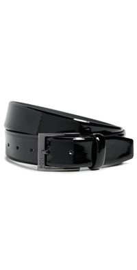 BOSS Elloy Leather Belt Black 38