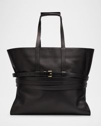 Men's Soft Leather Tote Bag