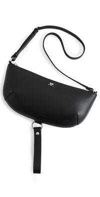 Courrèges Holy Eclipse Leather Bag Black One Size