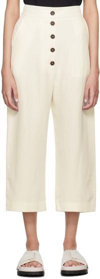 Studio Nicholson Pantalon Cori blanc