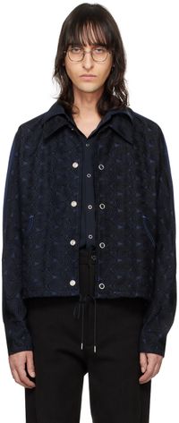 KOZABURO Navy Coach Jacket