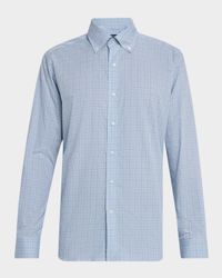 Men's Sorrento Cotton Plaid Sport Shirt