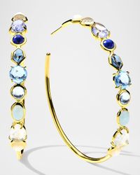 Rock Candy Mare Mixed-Shape No. 4 Hoop Earrings in 18K Gold