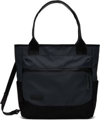 master-piece Navy Slick Tote