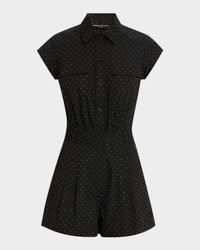 Morgan Crystal Poplin Romper