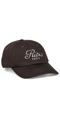 FRAME Frame x Ritz Paris Cotton Cap Chocolate Brown One Size