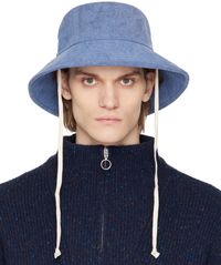 A.P.C. Blue Rachel Bucket Hat