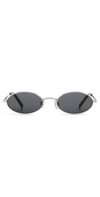 Le Specs Love Train Sunglasses Silver One Size