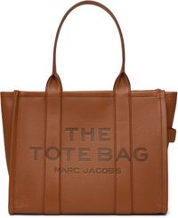 Marc Jacobs Brown 'The Leather Large' Tote