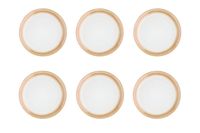 Bjorn - Assiette cosmos ø21,5cm - 6 pièces - azur - Taille Unique - Beige