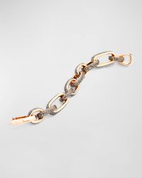 18K Rose Gold Iconica Brown Diamond Chain Bracelet