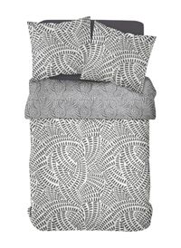 Today Linge De Maison - Parure de lit imprimé en coton - Taille 240x220 cm - Blanc