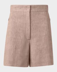 Filia Washed Raw Linen Shorts