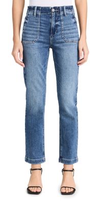 PAIGE Mayslie Straight Ankle Jeans Rock Show 24