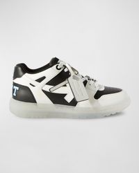 Men's Out Of Office Logic Leather Low-Top Sneakers